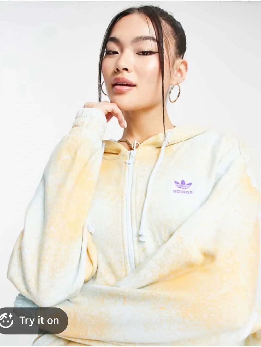 adidas zip up